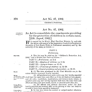 Children's Protection Act 1902